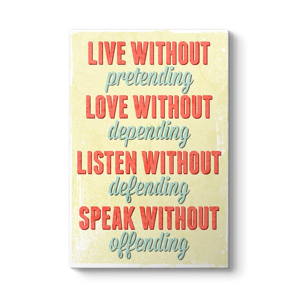 Live Love Listen Tablosu - Model 2